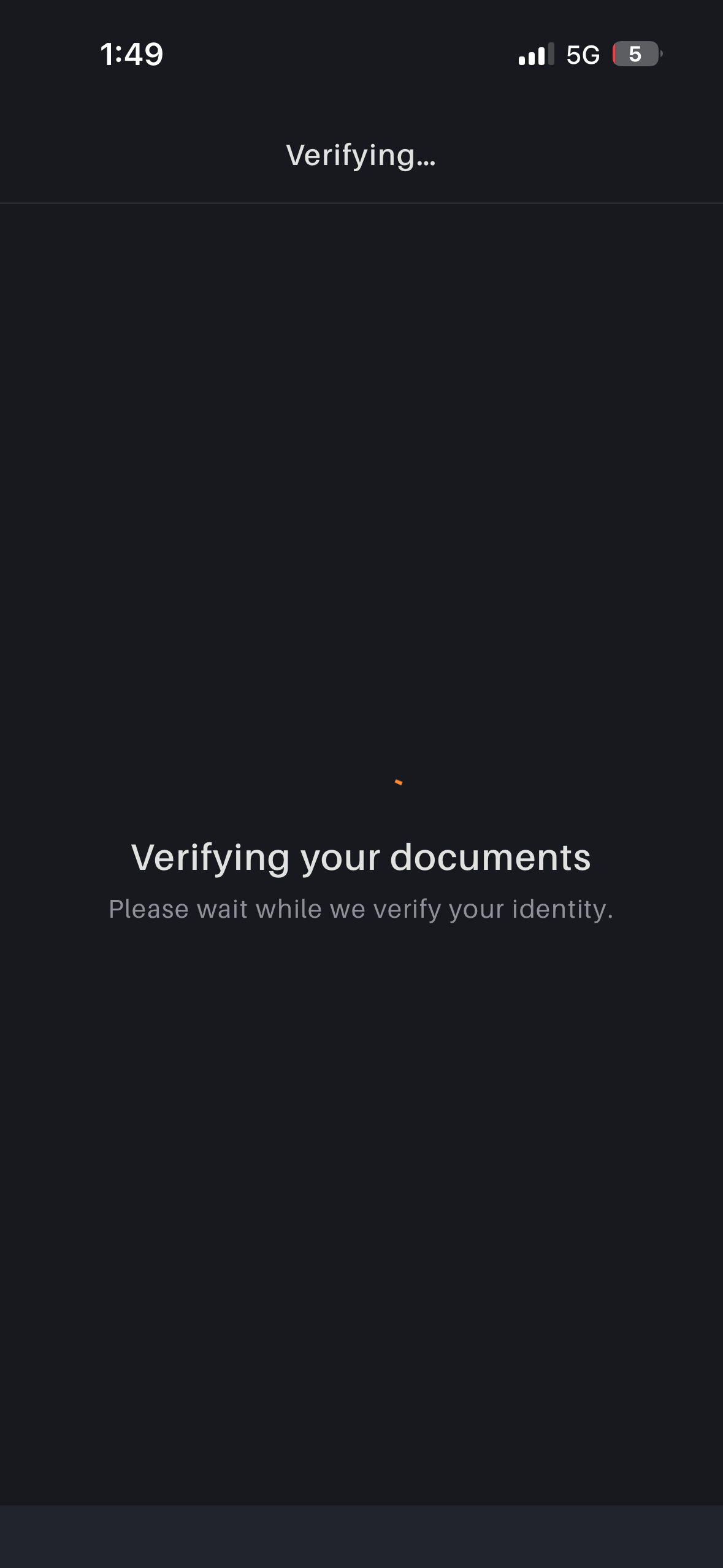 Verification wait capture