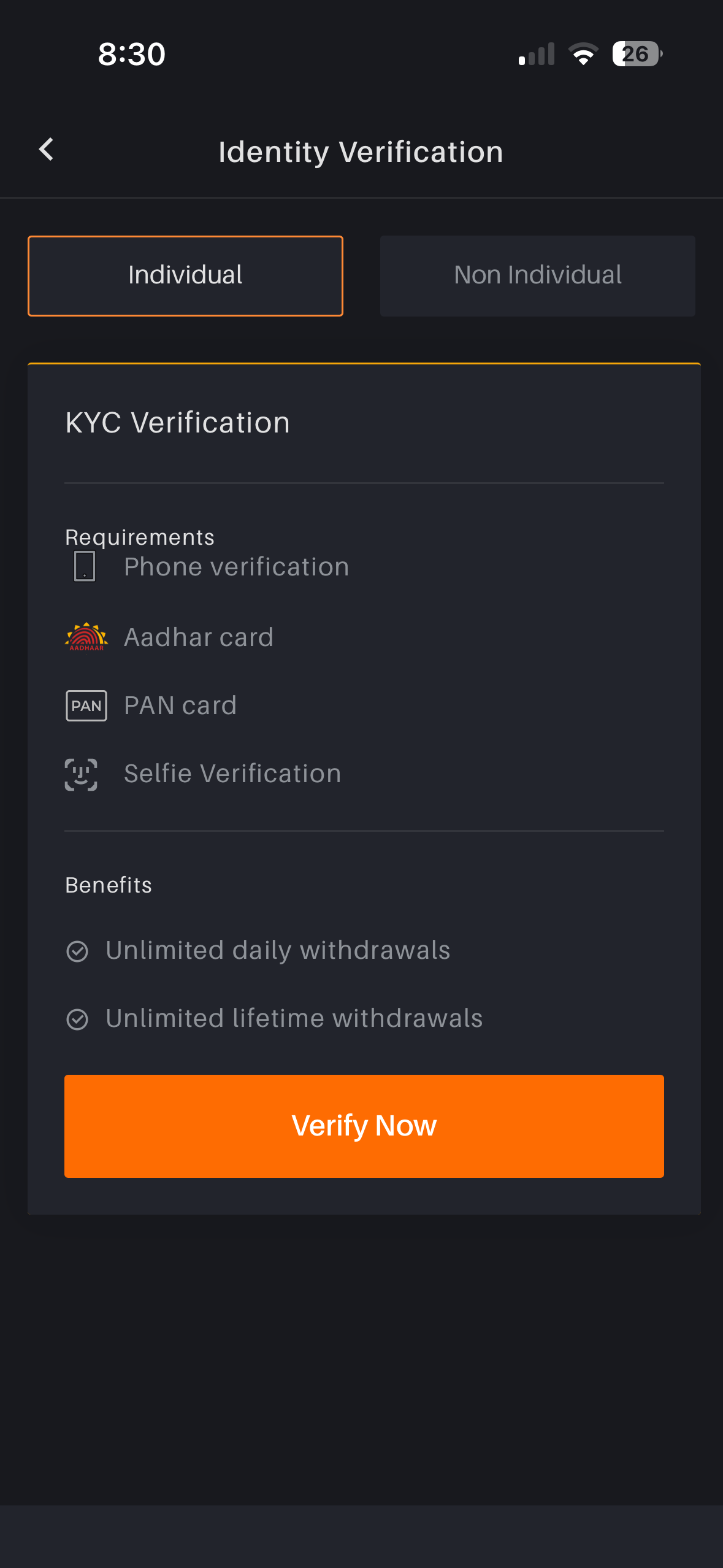 KYC entry capture