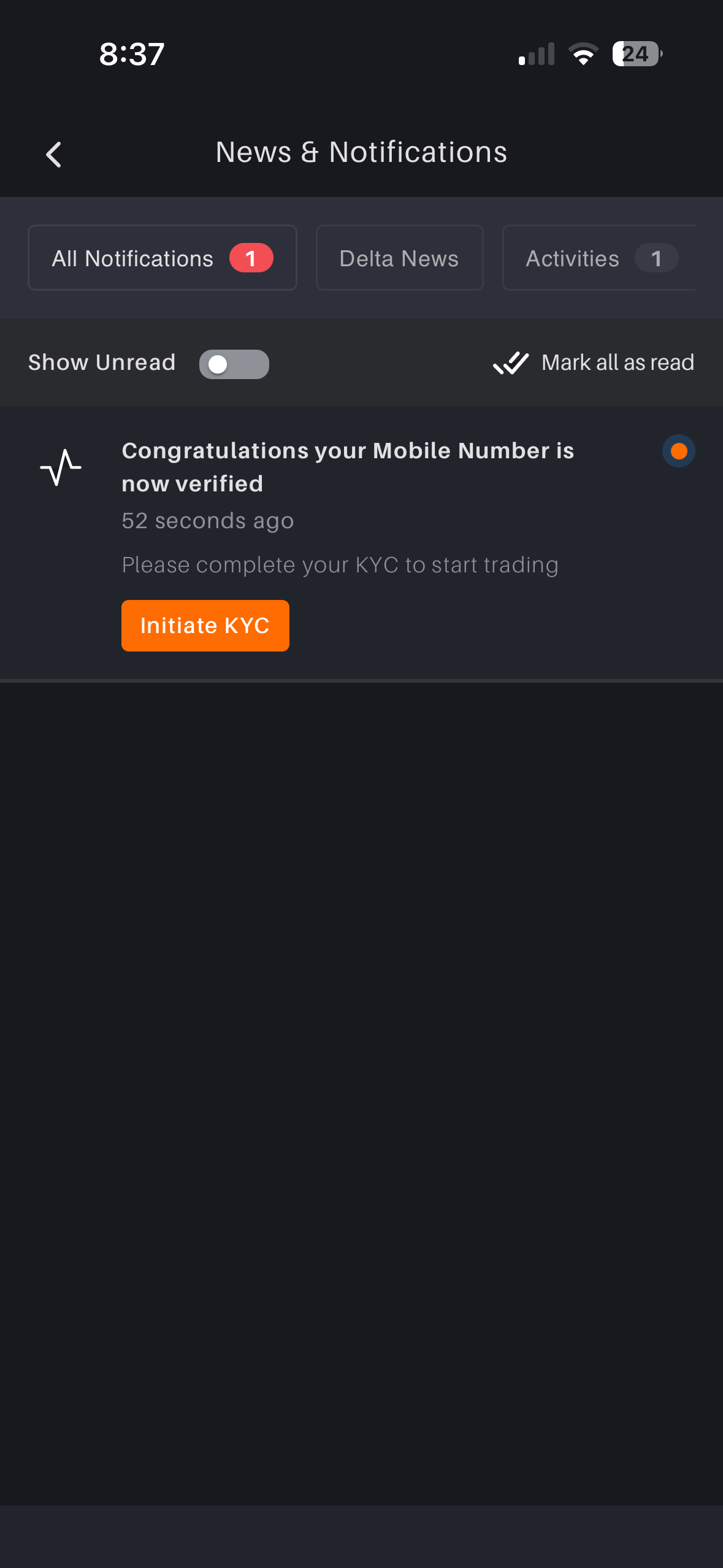 Notification capture